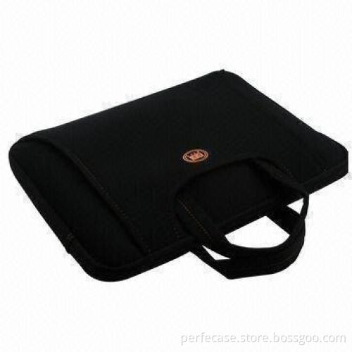 Neoprene Laptop Carrying Bag, 3mm Thickness, Extra Pockets for Laptop Accessories